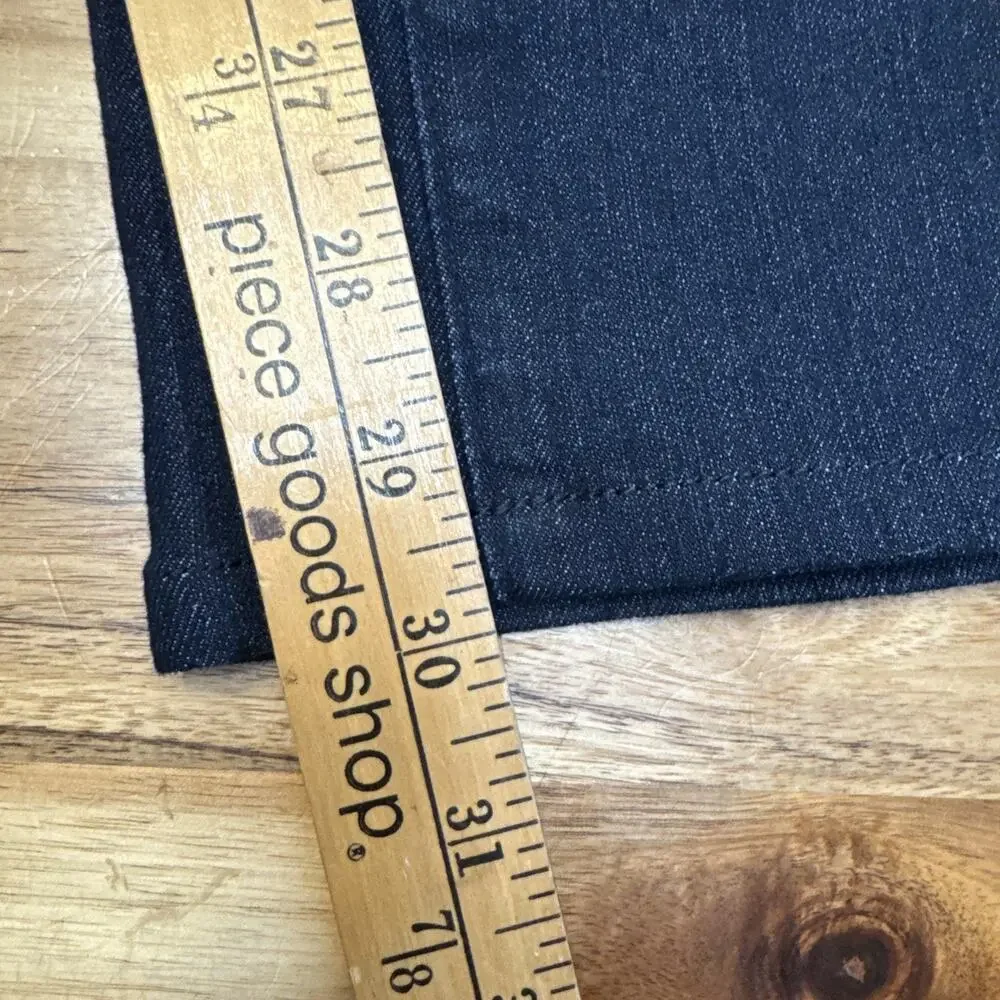 PAIGE Skyline‎ Straight Jeans Dark Indigo Blue Stretch Denim Womens 28